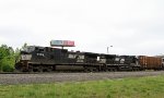 NS 9889 & 8827 lead train 350 into the yard